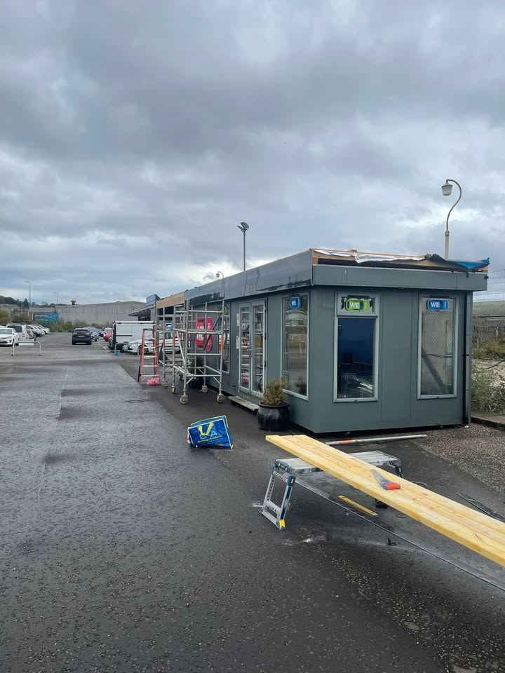 Cabin roof repairs and new carport in Dundee
