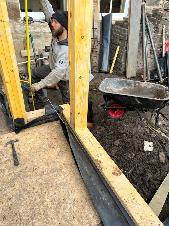 Extension work in Newhaven Edinburgh