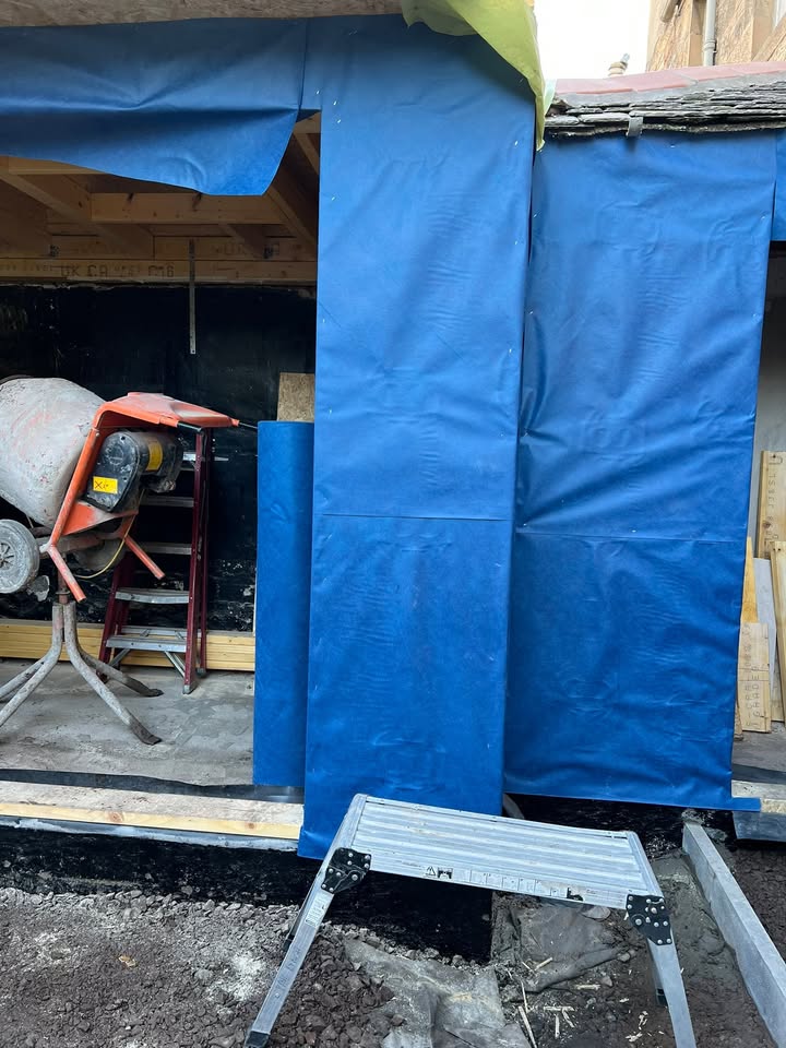 Extension work in Newhaven Edinburgh