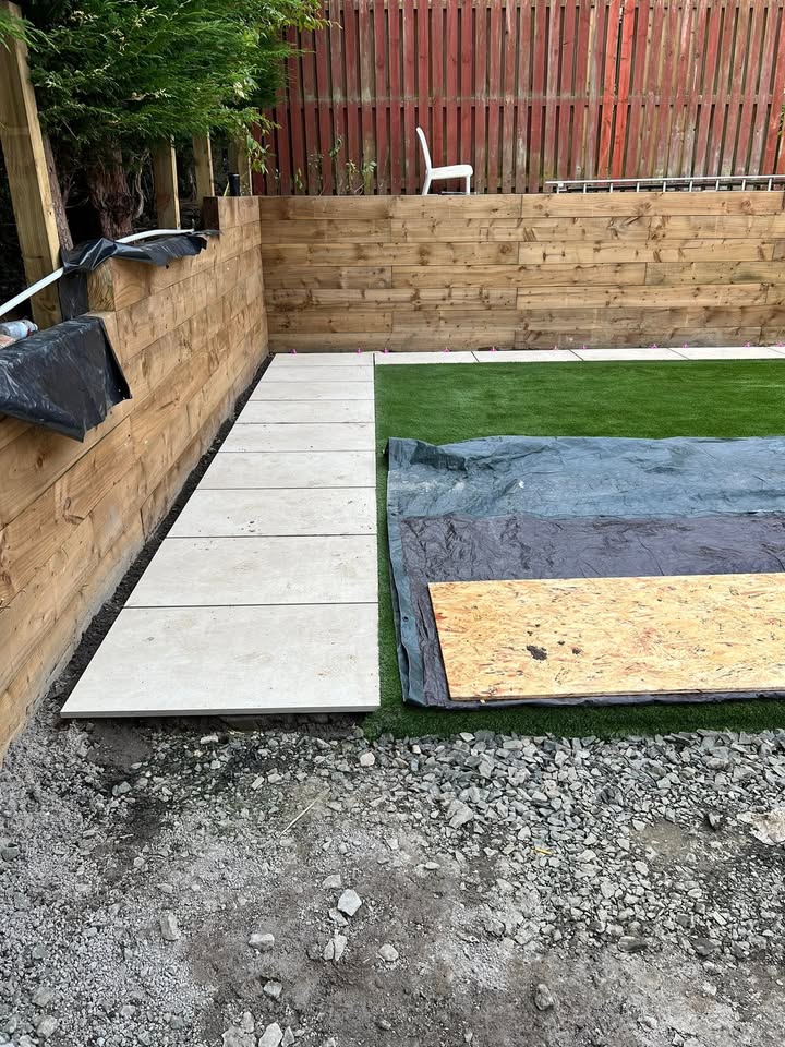 Garden room and landscaping in Baberton