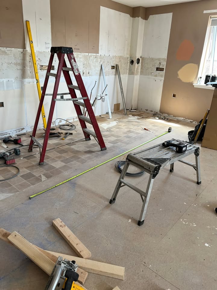 Kitchen refurb work in Leith