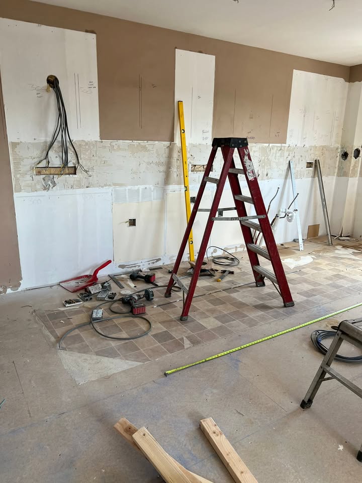 Kitchen refurb work in Leith