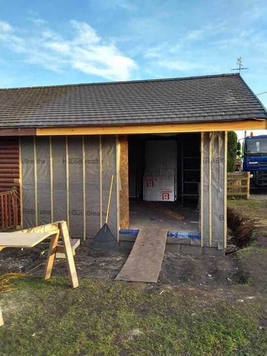 Ladybank Log Cabin Extension
