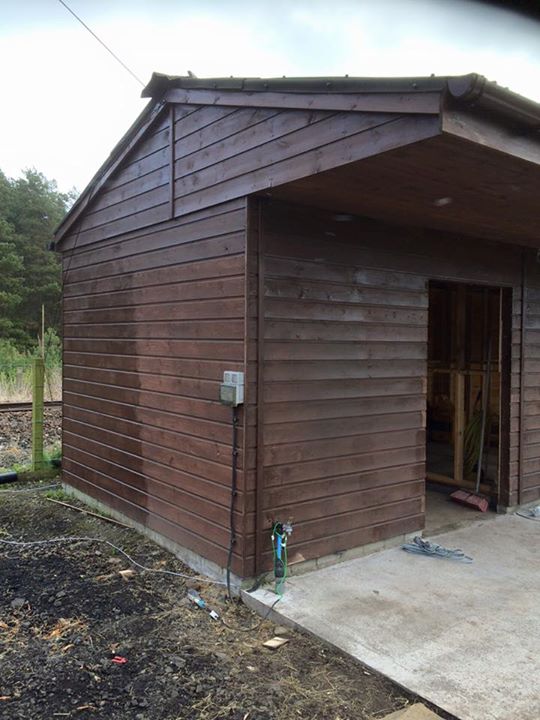 Ladybank Stables Conversion with Keith Pollock for Mick Riddle and Pauline McInnes. All timber from Orchard Timber, Plumbing and Heating by James Mochrie Plumbing,Heating & Building Services Ltd.