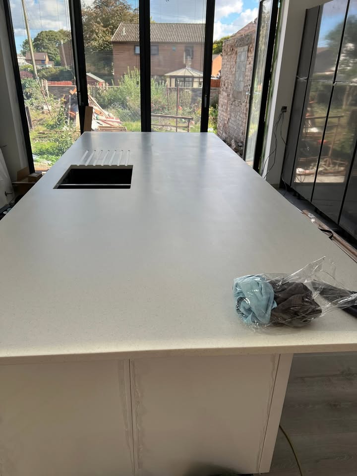 Minerva worktops fitted in Broxburn