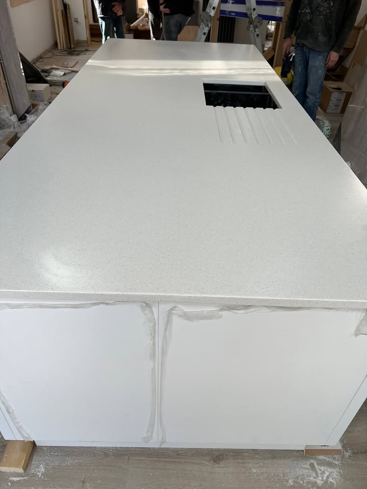 Minerva worktops fitted in Broxburn