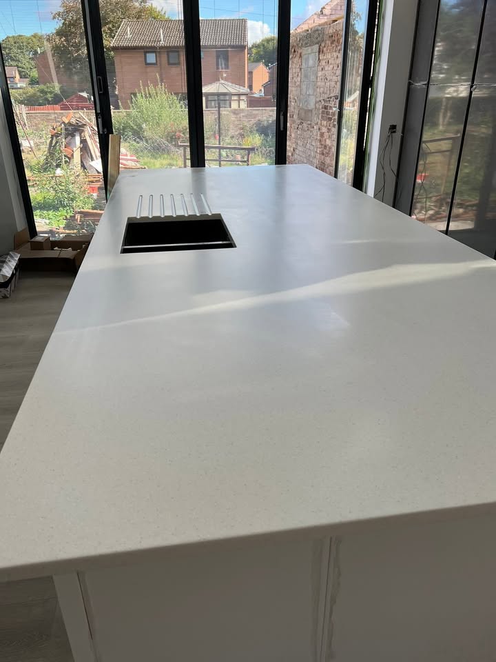 Minerva worktops fitted in Broxburn