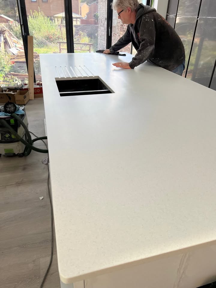 Minerva worktops fitted in Broxburn