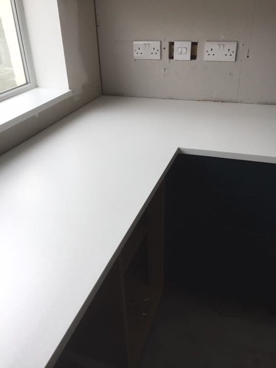 Mistral Solid Surface worktops fitted in Armadale
