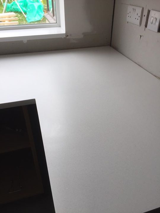 Mistral Solid Surface worktops fitted in Armadale