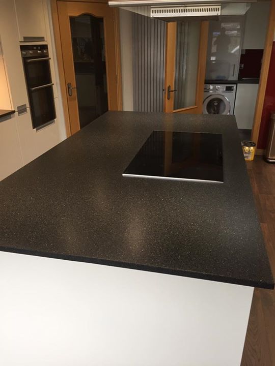 Mistral Solid Surface worktops re-finished back to new condition