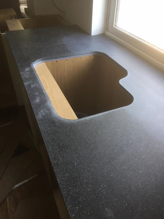 Mistral Solid Surface worktops - Uphall - with Craig Lyon