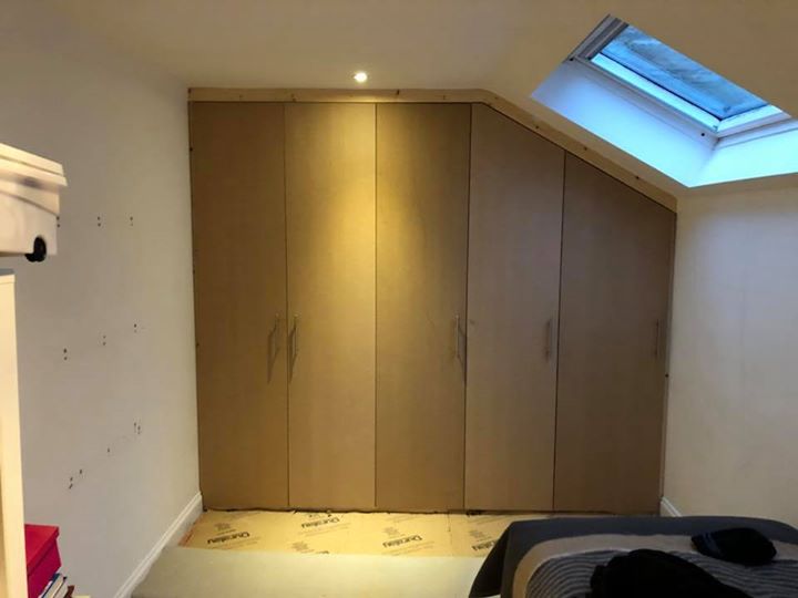 New built in wardrobes