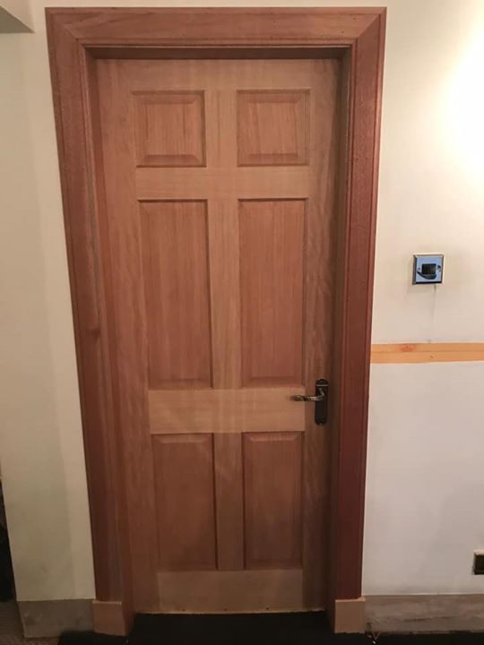 New hardwood doors, facings and skirtings in Grangemouth