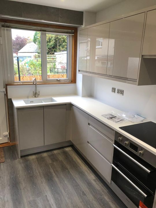 New kitchen and bathroom fitted in East Calder