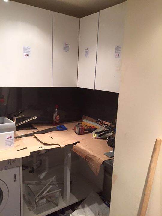 New kitchen for Wendy Hamilton, Linlithgow with James Mochrie