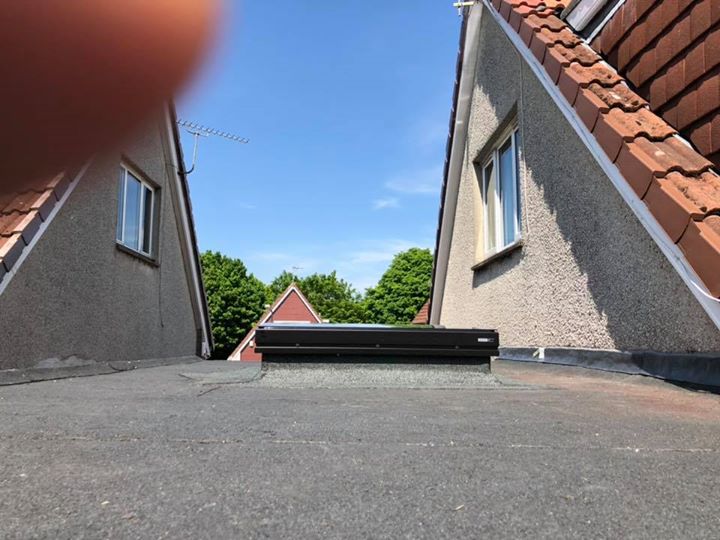 New Velux Flat Roof window installation in Polmont