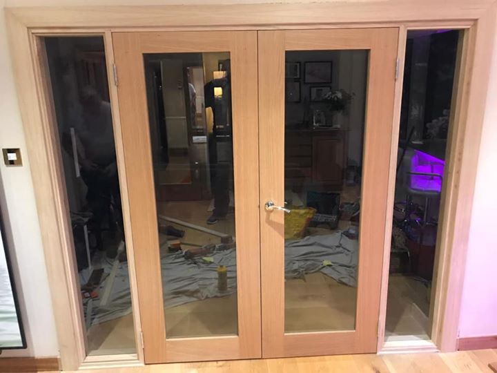 Oak doors and frames in Inverkip