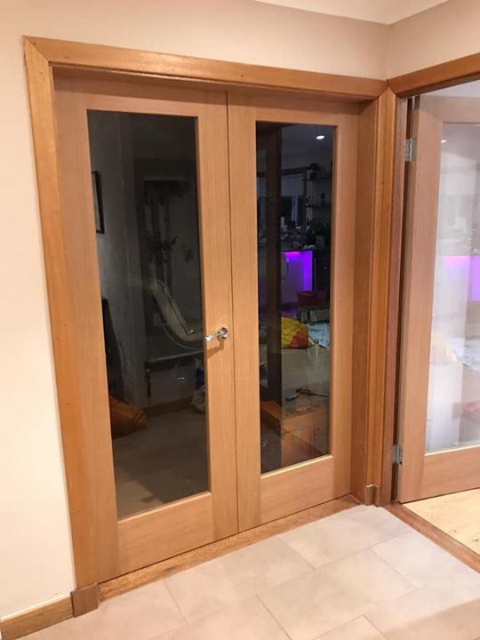 Oak doors and frames in Inverkip