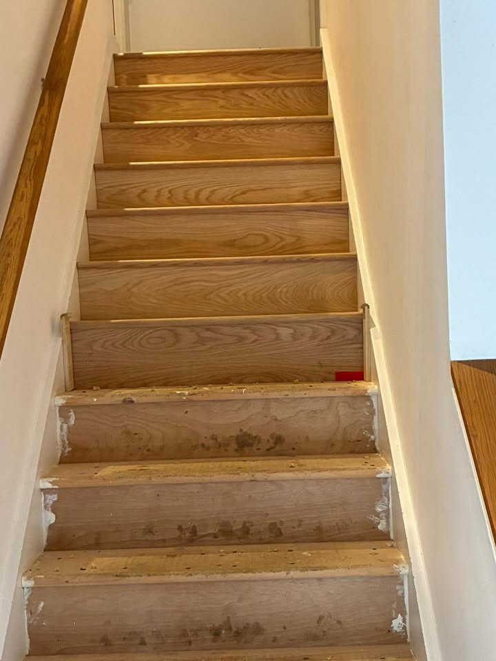 Oak Stair cladding in Threemiletown