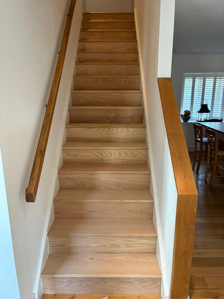 Oak Stair cladding in Threemiletown