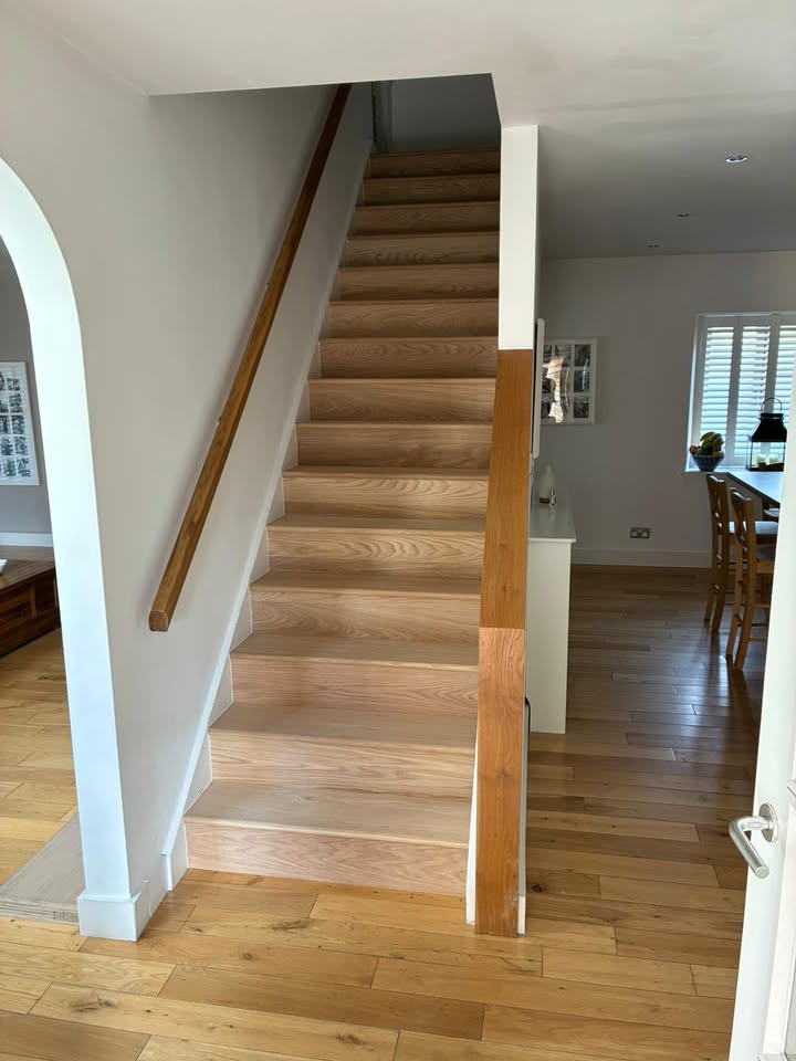Oak Stair cladding in Threemiletown