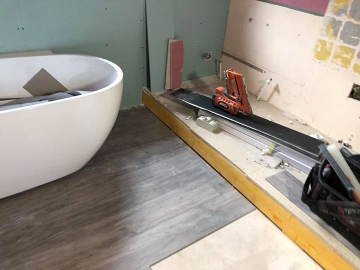 Replacement bathroom work