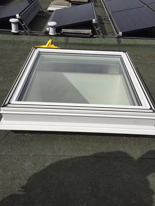 Replacement Velux Flat Roof Window and Polycarbonate dome top