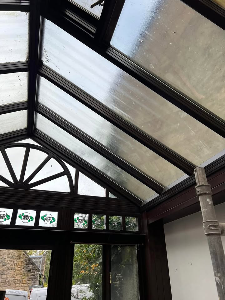Replacing timber conservatory roof with aluminium roof and front
