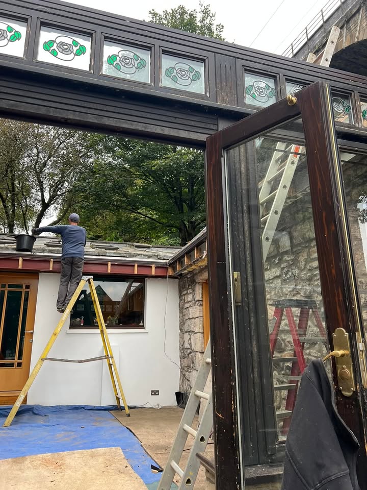 Replacing timber conservatory roof with aluminium roof and front