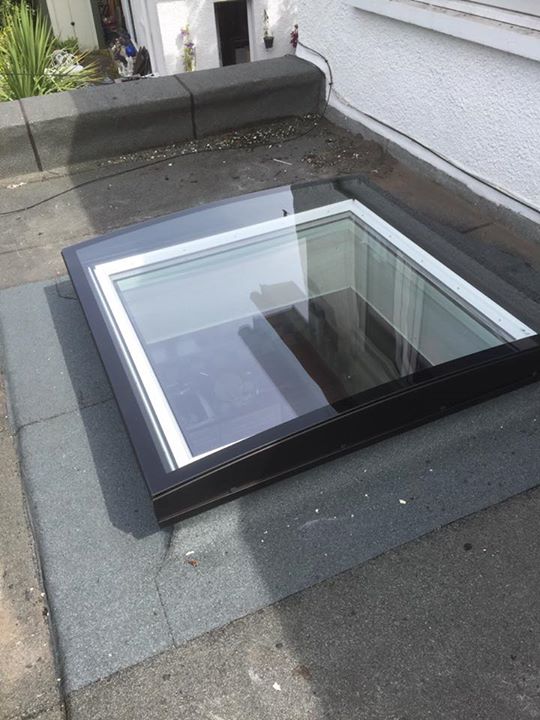 Velux Flat Roof Window with curved glass top with Craig Lyon, Dane Dunnigan