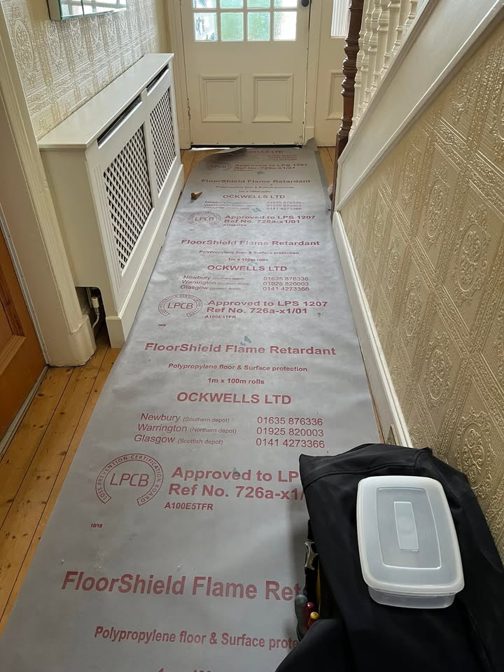 Wall removal and new structural steel installed in Portobello